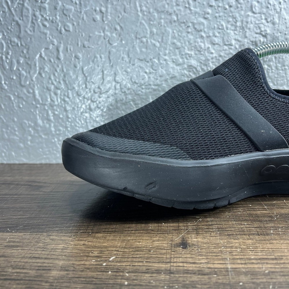 OOFOS OOmg Low Mesh Recovery Women's Black Shoes - Women's Size 9 - Picture 6 of 11